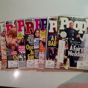 PEOPLE MAGAZINES, LOT OF 10, 2018, ROYAL FAMILY WEDDING & BIRTH
